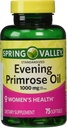 Spring Valley - Õhtune Primrose Oil 1000 mg, 75 Softgels