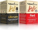 NaturaNectar Natural Bee Propolis Bundle - Mesilase Propolis Ultimate ja Red Propolis - immuunsuse ja hingamisteede toetamiseks ning tervislikuks ainevahetuseks - 60 kapslit pudeli kohta