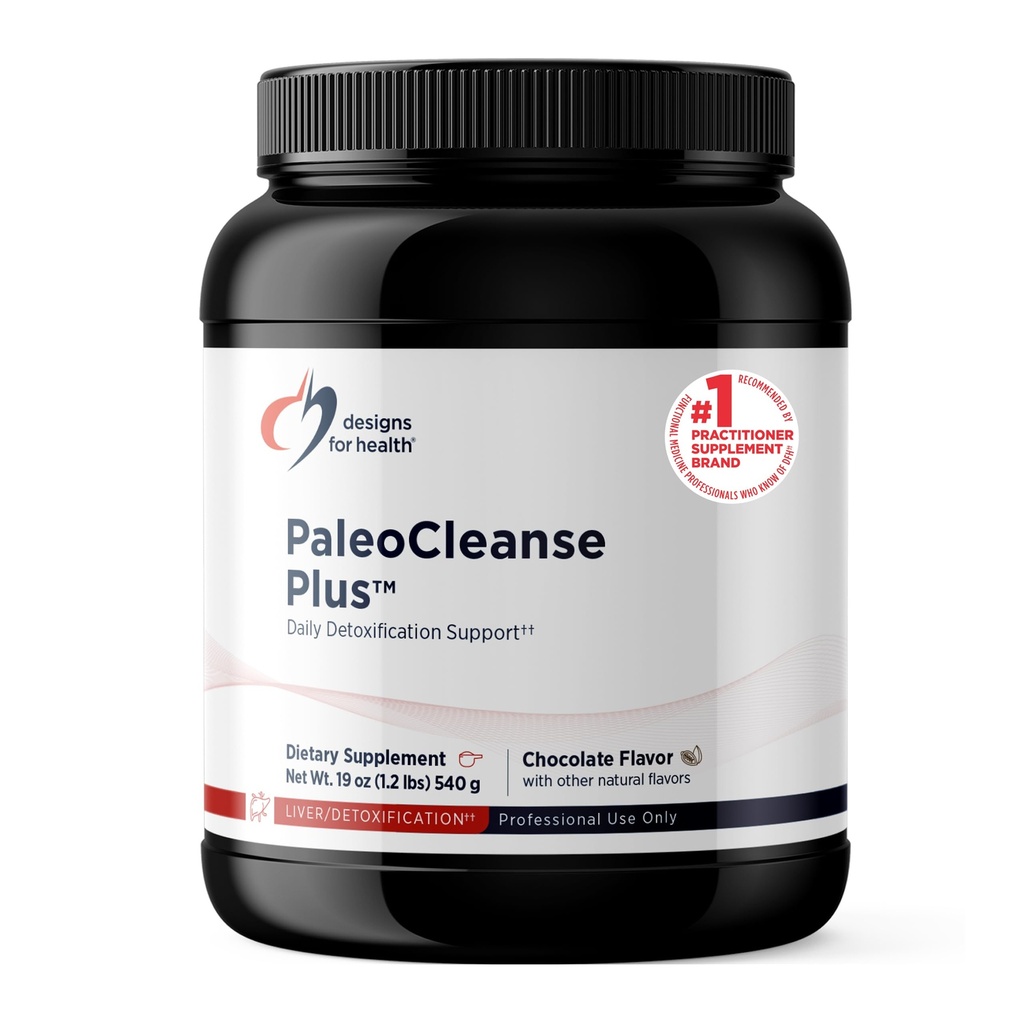 Disainid Health PaleoCleanse Plus - Detox Pulber 18 g luu puljongi valk, antioksüdant maitsetaimed, vitamiinid + mineraalid - Smoothie Shake Drink Mix, šokolaad (15 Servings / 525 g)