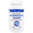 ML Naturals Phosphatidyl Serine 400 mg (suur annus) 120 köögiviljakapslit. Toetab mälu ja aju funktsiooni, mitte-GMO, NSF- sertifitseeritud ja cGMP- ga vastavuses