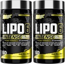 Nutrex Research Lipo6 Black Intense Ultra Concentrate Thermogenic Belly Fat Burner meestele ja naistele | Dieet Kaalulangus täiendus ja isu vähendav | Pakend 2