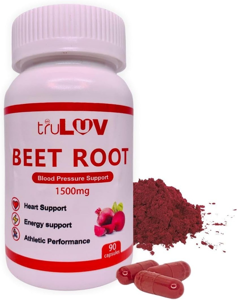 Beet Juur Kapslid 1500mg, 90 Count - toetab tervist