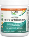 Ionic Fizz Super D-K Kaltsium Plus puhta olemusega - ekstra magneesiumi, D3-vitamiini, K2-vitamiini - oranž vanilje - 14,82oz