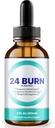 24 Burn Kaalulangus tilgad, All-Natural Vedel valem, Premium Nutritional Blend, et toetada aktiivset elustiili energia ja Fitness, Ametlik 24Burn Gotas Reviews (30 Servings)