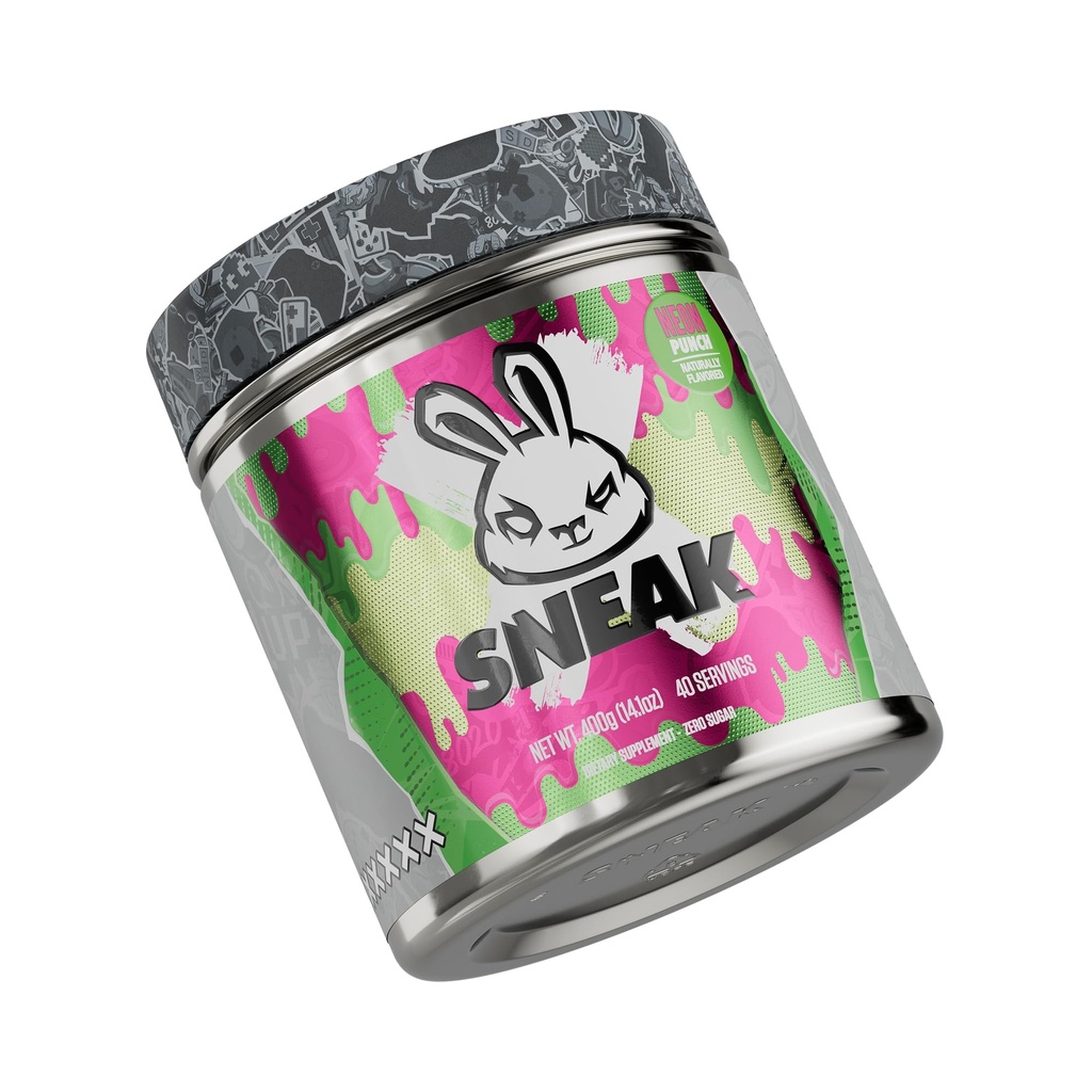SNEAK energiajoogipulber | Neon Punch | Ilma suhkruta. Ei Nasties. Lihtsalt looduslik kofeiin, fokusseeriv nootroopika | 40 serveerimist