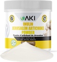 AKI Inulin Jerusalem Artichoke pulber (6oz/170g) Hea kiudaines ja prebiootikumis, ideaalne kohvi, smuutide, mahla ja muude toitude jaoks - Vegan, Gluteenivaba (1. pakend)