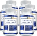 Uuring kontrollitud kurkumi kurkumiin - bioperiiniga, kurkumiin C3 kompleks - Vegan - valmistatud USA-s - 360 kapslit