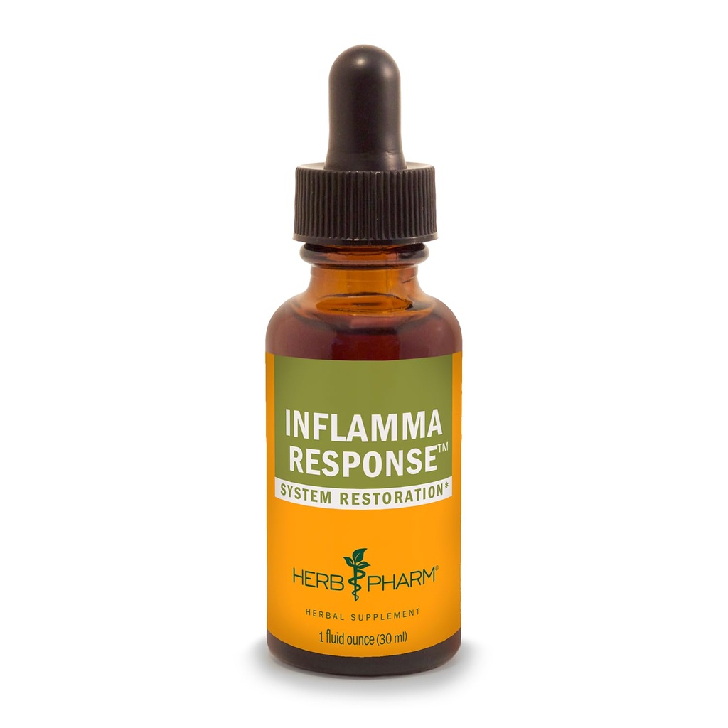 Herb Pharm Inflamma Response Vedel taimne valem kurkumi vedeliku ekstraktiga, 1 Fl Oz