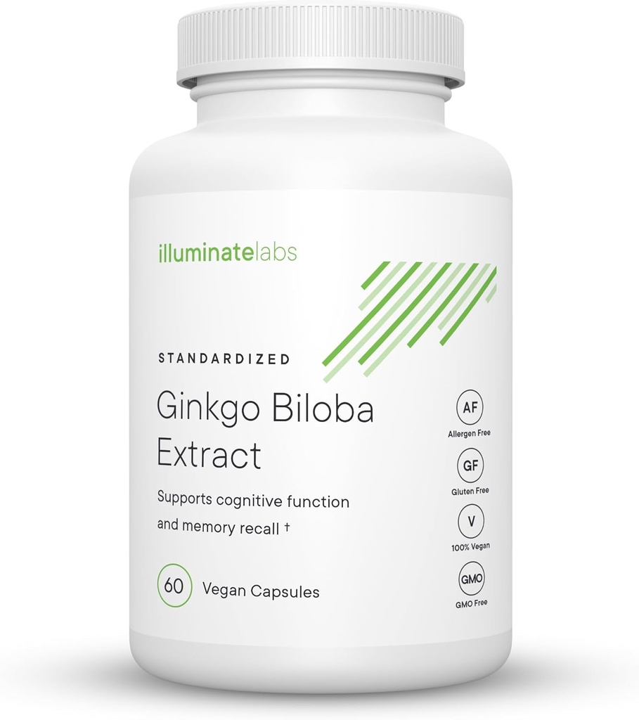 Valguslabs Ginkgo Biloba ekstraktkapslid | 240 mg | Toetab fookust, kontsentratsiooni, mälu, lühiajalist kognitiivset funktsiooni | Kolmanda osapoole testitud ja toetatud meditsiiniuuringutega