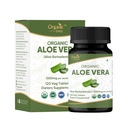 Aloe Vera tabletid | Aloe Barbadensis (Aloe Vera) | USDA orgaaniline | Toetab seedimist ja naha tervist | Toidulisand 120tab