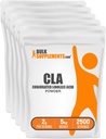 BulkSupplements.com Konjugeeritud linoolhappe pulber - CLA lisand, toidulisand - gluteenivaba, 2 g serveerimise kohta, 1 kg (2, 2 naela) (pakk 5)