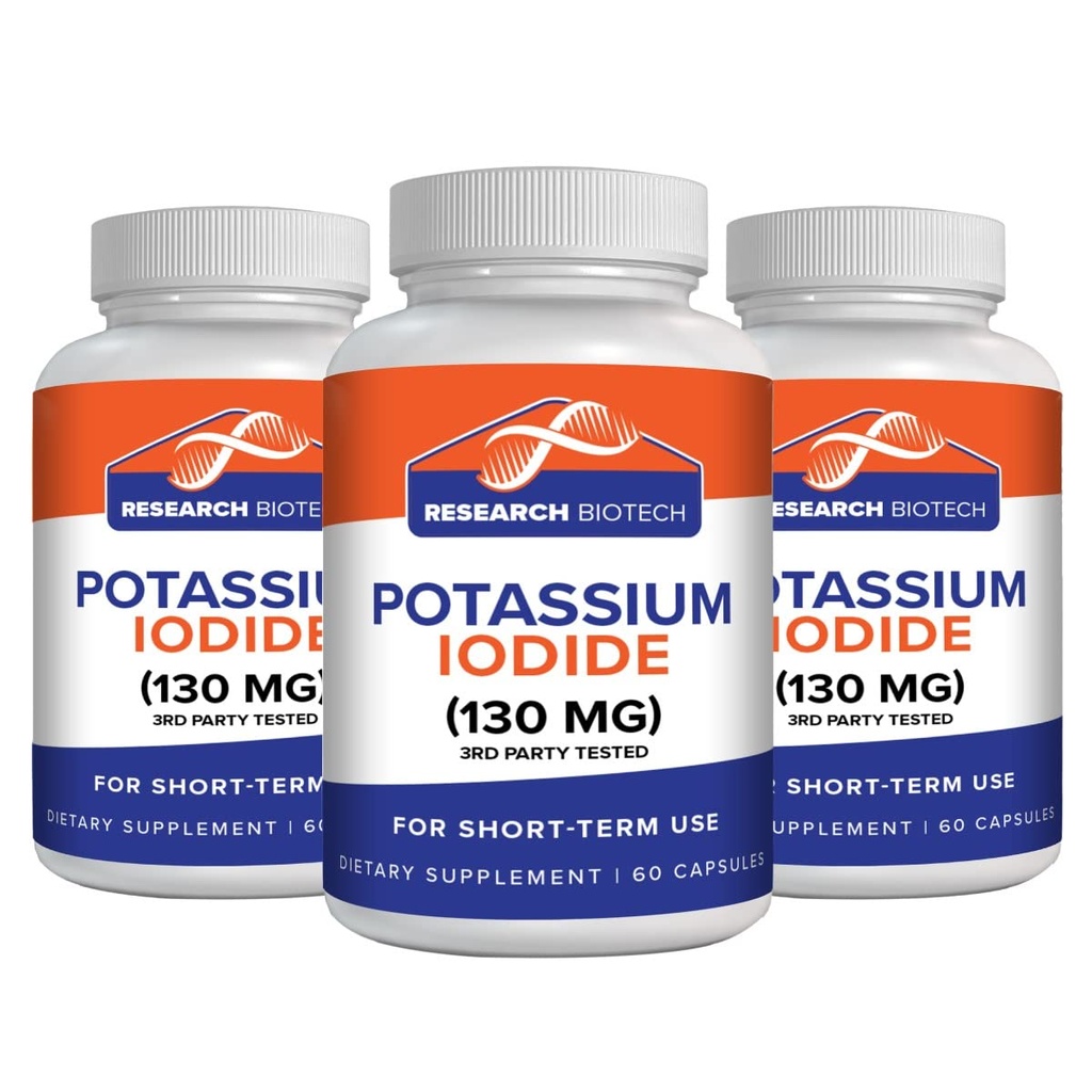 Max-Bio kaaliumjodiid 130mg kapslid - 180 loend - toidulisand kilpnäärme toetamiseks ja kaitseks