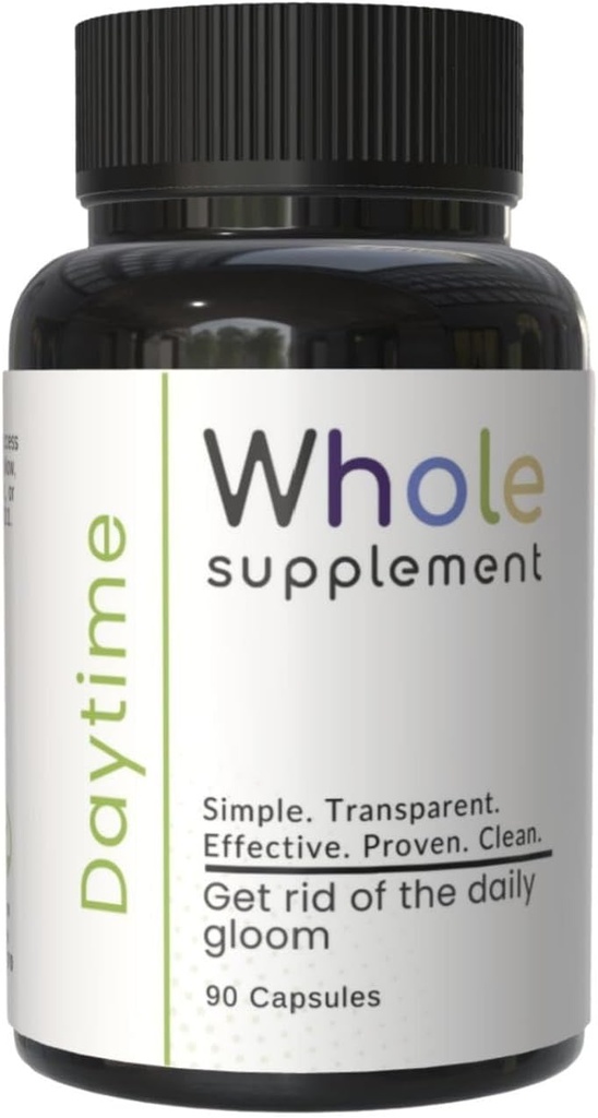 Päevane nootroopne Looduslik igapäevane tugi - aju selgus, aju tervis, fookus, meeleolu ja energia - Lions Mane, Ashwagandha, sama, kirglik lill - nautige oma päeva!