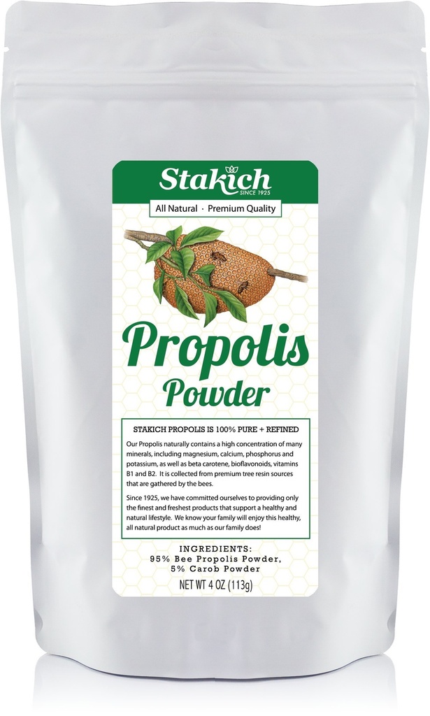 Stakich Bee Propolis Pulber - kõik looduslikud - 4 Ounce