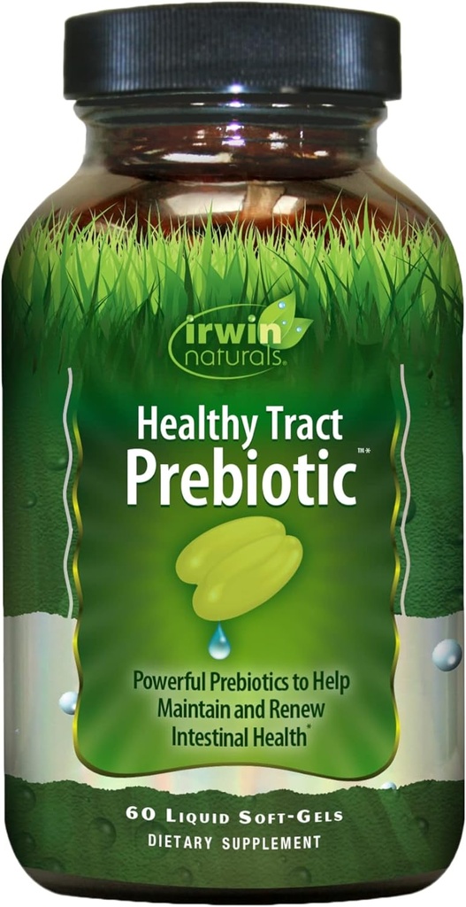 Irwin Naturals Tervislik Trakt Prebiootikum Täiendus, 60 Count