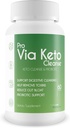 Pro Via Keto Puhastamine - Abi Eemaldada Toksiinid Ja Lisandid - Taimepõhine Looduslik Keto Puhastamine Probiootikumi Toega - Toetus Seedetrakti Puhastamine Ja Vähendatud Soolepuhitus - Abi Jäätmete Eemaldamine Ja Detoksifikatsioon