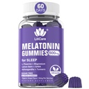 Melatoniin Gummies 10mg 20mg täiskasvanutele, ekstra tugevus L-Theanine, Ashwagandha, Magneesium, Kurkum, GABA, Sidrun Balm ja kummel toetab tervise Circadian Rhythm, Vegan Viinamarjamaitse