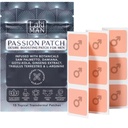 Laki Naturals Passion Patch for Men (Pack of 15) – toetab ringlust, elujõudu, elujõudu ja energiat looduslike koostisosadega – Mitte-Habit Forming, Time-Released Meeste Tervise Paigud