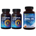 BioEmblem Turmeric Curcumin kliiniliselt uuritud TurmiPure Antarktika krillõli lisandiga