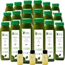 5 päeva roheline mahl puhastab toores purskkaev, kõik looduslik toores, vegan Detox, külmpressitud mahl, 30 pudelit 12oz, 3 ingveri kaadrit