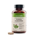NatureWise Total Colon Care Fiber Cleanse - Natural Laxative Blend - taimsed lahtistid, prebiootikumid ja ensüümid korrapärasuse, seedimise, kehakaalu ja soolestiku tervise jaoks - mitte-GMO - 60 kapslit [30-päevane pakkumine]