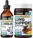 BIO KRAUTER Lobelia Tinktuur 4 Fl. Oz... Lung Detox 60 Gummies