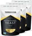 Terrasoul Superfoods Premium Nutritional Pärmihelbed, 3 Lbs (Pack of 3), rikastatud, Savory Superfood Vegan Juust, Seasoning ja Taimne Valgu Boost