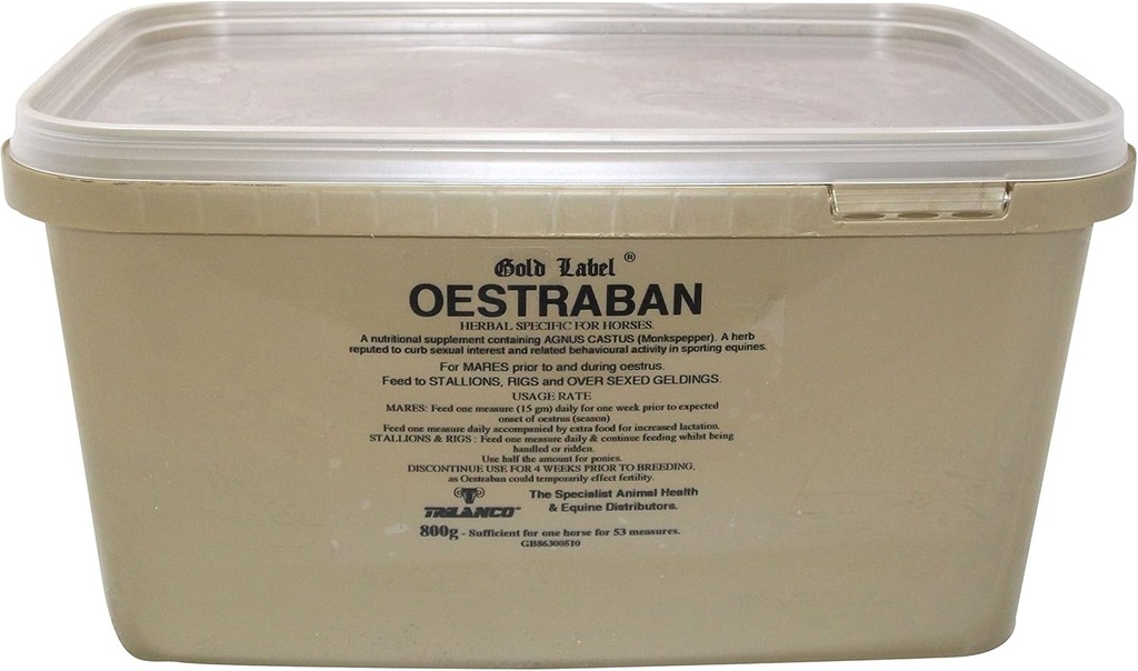 Kuldmärgis Oestraban, Hobuselisandi, Säilitab Hormoonide Tasakaalu, 800 Gm