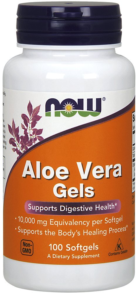 Nüüd Foods Aloe Vera, 100 Softgels