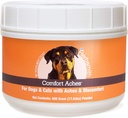 Herbsmith Comfort Aches - Taimne valu leevendamine koertele + kassidele - Lemmikloomade valud + valud - Põletikuvastane täiendus - 500 g pulber