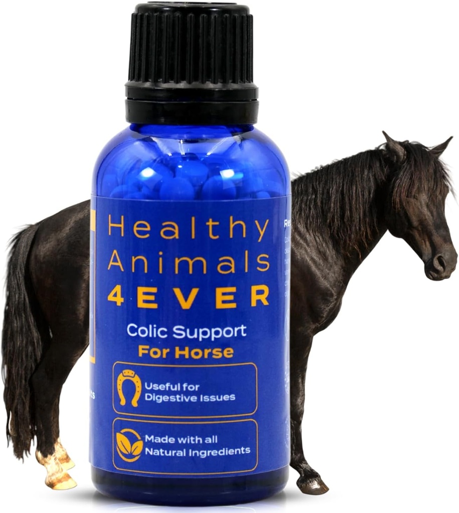 HA4E - Horse Colic Support - vähendab kõhuvalu ja kõhuprobleeme - väga tõhus, looduslik homöopaatiline täiendus - 300 Tabletid