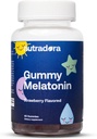 Melatoniin Lapsed Magamiskummid - Laste ja täiskasvanute unekummid aitavad reguleerida une, ärkveloleku tsüklit, lõõgastumist, une tipptaset, maasikamaitset, valmistatud USA-s, 60 Gummies