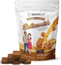 BariatricPal Sugar-Free Calcium Citrate Pehmed närimiskoogid | 500mg D-vitamiini ja probiootikumidega | Butterscotch | 90 Count (1 kuu pakkumine)