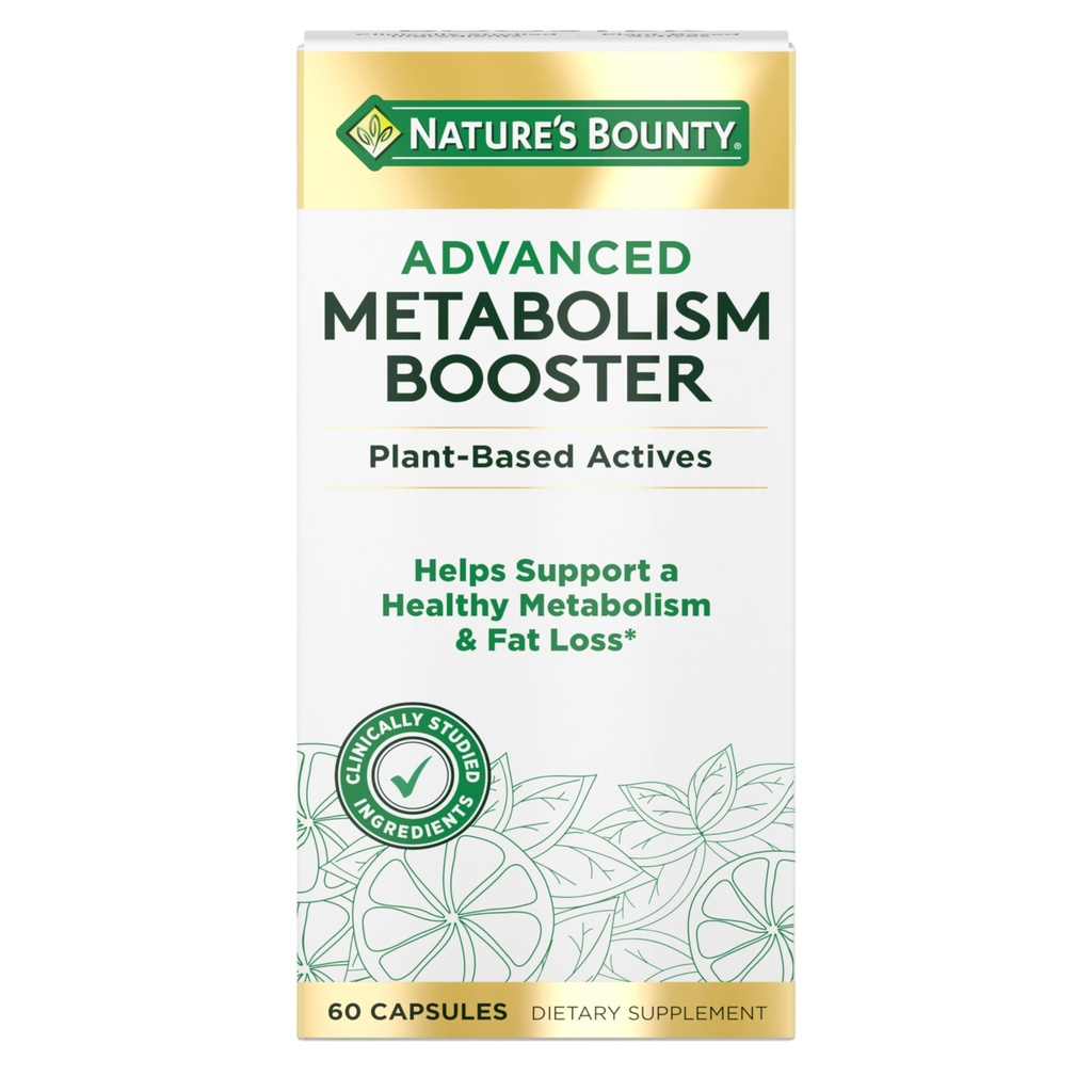 Looduse Bounty Advanced Metabolism Booster, aitab toetada tervislikku ainevahetust ja rasva kadu, 60 kapslit
