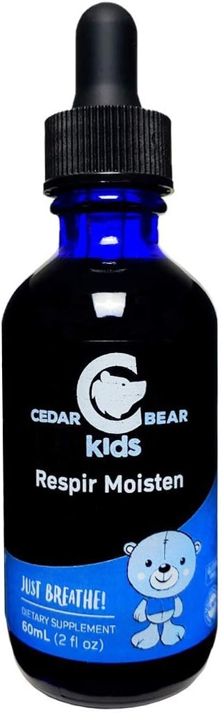 Cedar Bear Respir niisutab lastele vedelat taimset toidulisandit, mis niisutab ja rahustab ärritunud hingamisteede kudesid ja leevendab aeg-ajalt kuiva köha 2 Fl Oz
