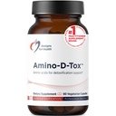 Tervise Amino-D-Toksi disainilahendused - Aminohappe detox + Maksa puhastustoetus - Glütsiini lisasegu, kaltsium D-glükoraat, NAC + rohkem - mitte-GMO (90 kapslit)