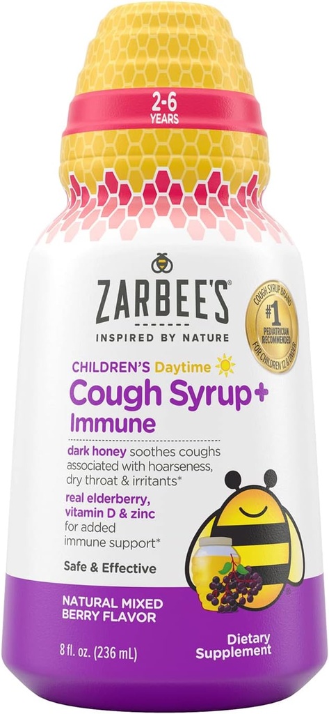 Zarbee Köha + Immuunsuse Päev 8oz