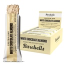 Barebells Protein Bars Valge Šokolaad Mandlid - 12 Count, 20g Kõrge Valgu Treats - Chocolate Nutrition Bar 1g Kokku Suhkrud - On-The-Go Hommikusöök või Post-Workout Snack