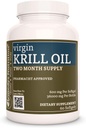 Remedy's Nutrition Virgin Krill Oil (Omega-3 rasvhapped: EPA & DHA) | 600 mg, 60 Softgels Dietary Supplement | Kahe kuu pakkumine