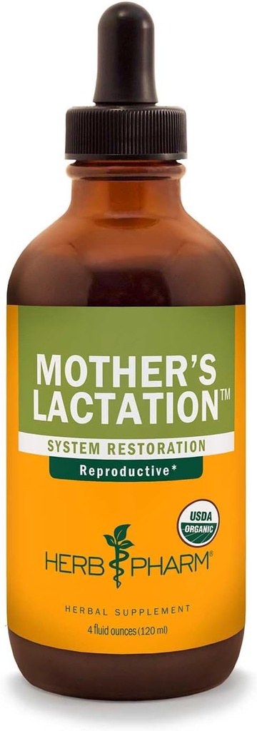 Herb Pharm Ema laktatsioon Vedel taimne valem lambaläätse vedela ekstraktiga - 4 Ounce