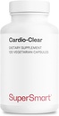 Supersmart - Cardio Clear (Garlic EDTA Supplement) - õunhappe, kaltsiumdinaatrium EDTA, magneesiumi, bromelaiini | Mitte-GMO & Gluteenivaba - 120 taimset kapslit