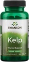 Swanson Premium Brand Kelp - looduslik joodiallikas, mis toetab kilpnäärme tervist - mineraalide lisand w / joodi allikas standardiseeritud 0,4% - (250 tabletti, 225 mg iga)