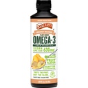 Barlean's Ginger Peach Vegan Omega 3 täiendus, vedel vetikaõli 630 mg EPA & DHA-ga, taimsed oomegad algõlist, mitte-GMO ja gluteenivaba, 16 oz