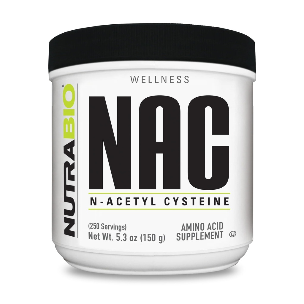 NutraBio N-atsetüültsüsteiini lisand (NAC) - 150 Grams pulber, 600mg serveerimine - võimas antioksüdant - immuuntugi - ei täida - mitte-GMO - gluteenivaba