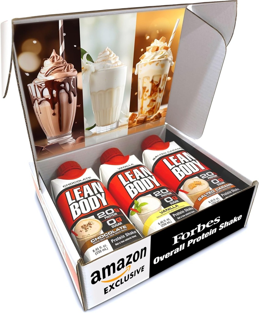 Labrada Lean Body Triple Master Pack |On-The-Go Whey Blend Protein Shake, Zero Sugar, Gluteenivaba, rikastatud 22 vitamiinide ja mineraalidega 8.45Fl Oz (pakk 3)