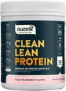 Nuzest - hernevalgu pulber - puhas Lean Protein, Premium Vegan Taimepõhine Valk Pulber, Piimavaba, Gluteenivaba, GMO-vaba, Valgukoks (1,1 Nael (Pack of 1), Wild Strawberry)
