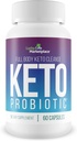 Keto probiootikum - 40 miljardit Cfu - edendada seedetrakti tervist, immuunsüsteemi tervist ja soolestiku tervist - Keto sõbralik probiootikum - täiskeha Keto puhastusabi - vähendatud puhumine - Keto probiootikumid meestele ja naistele