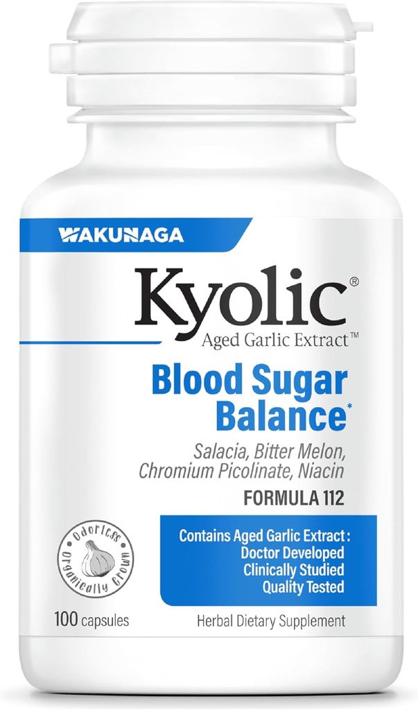 Kyolic Aged Garlic Extract Formula 112, 100 Capsules