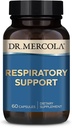 Dr. Mercola Respiratory Support Dietary Supplement, 30 Servings (60 kapslit), Antioksüdant & Immune Support, Non GMO, Soy Free, Gluteenivaba