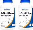 Nutrikost L- ornitiin 500mg; 180 kapslit (2 pudelit)